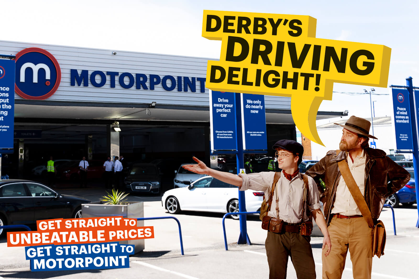 Picture of the front of Motorpoint Derby Sales Site