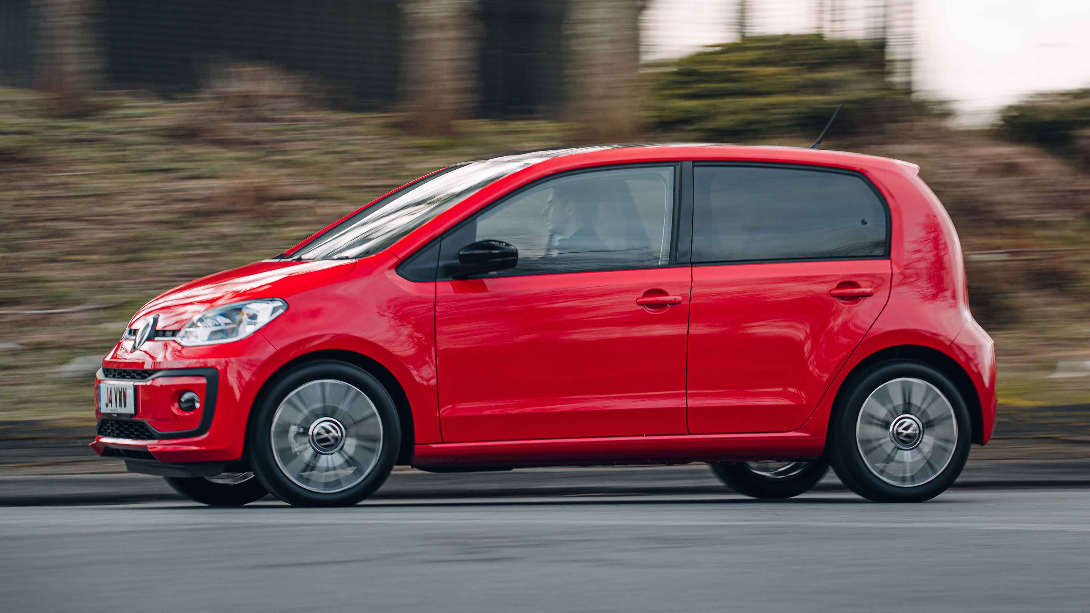 Volkswagen Up driving side view