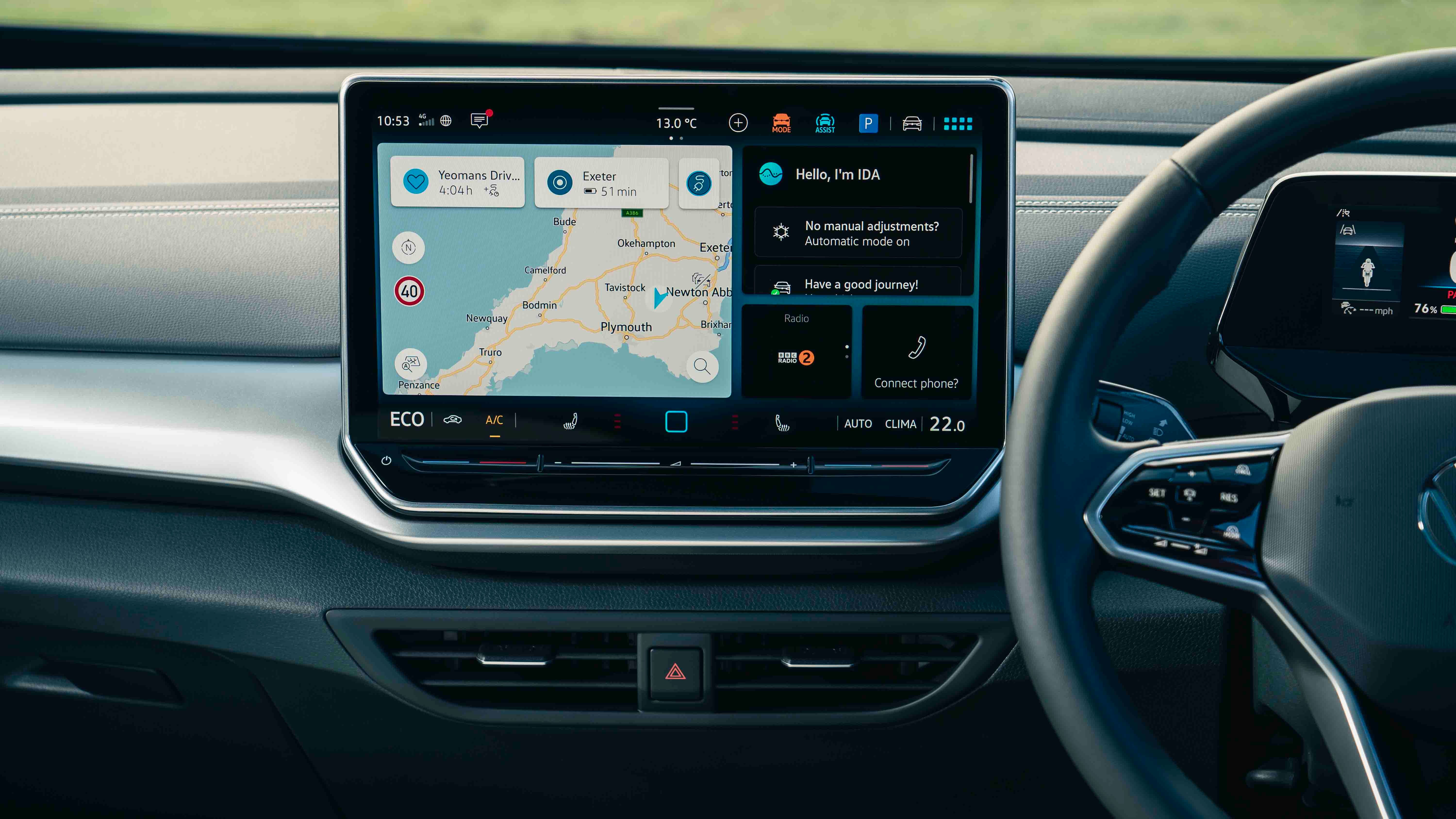 Volkswagen ID.5 touchscreen