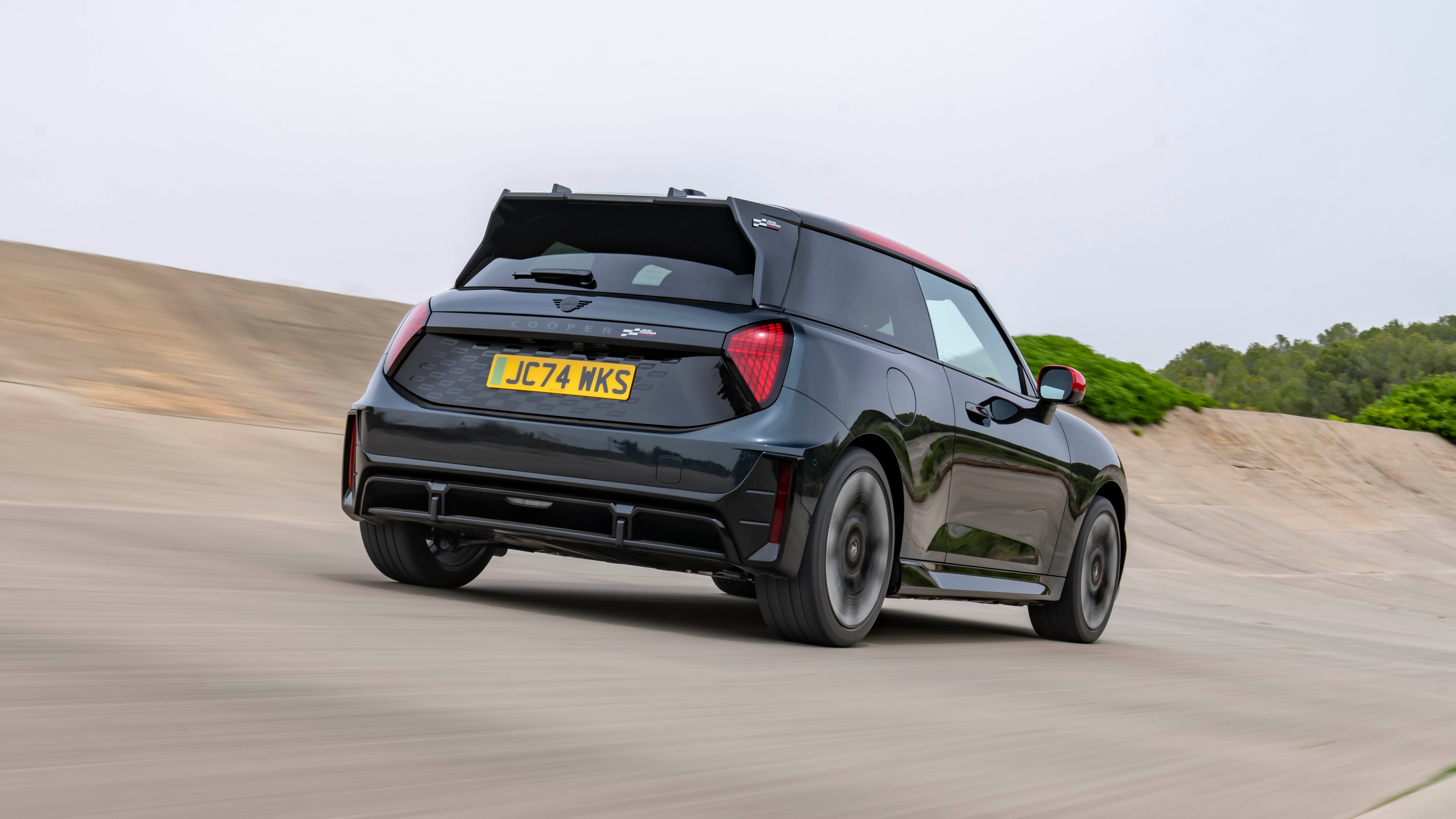Mini John Cooper Works Electric driving rear view