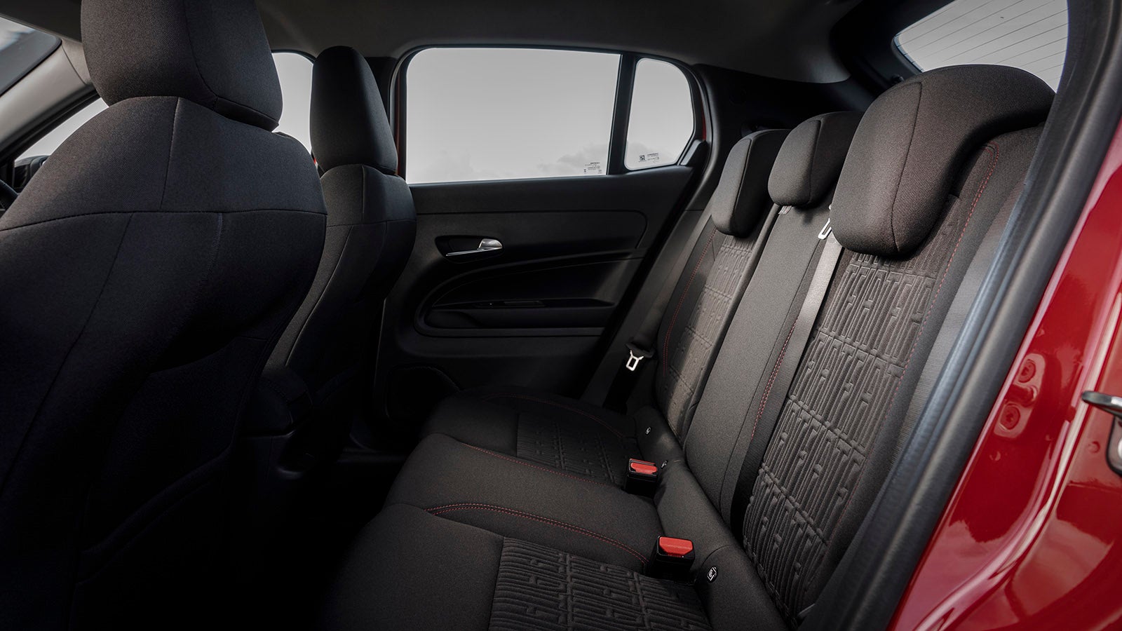 Fiat 600e rear seats
