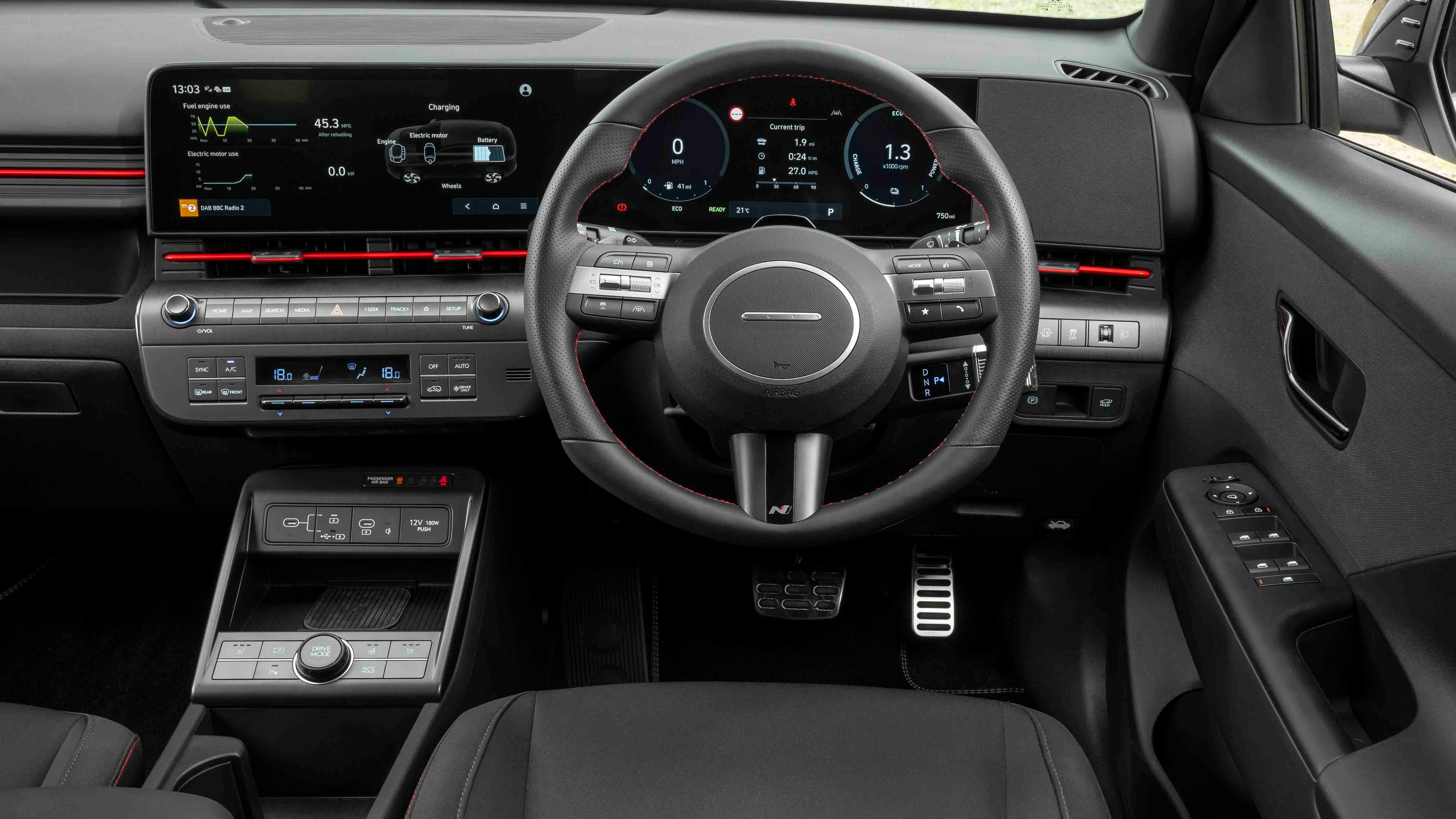 Hyundai Kona interior