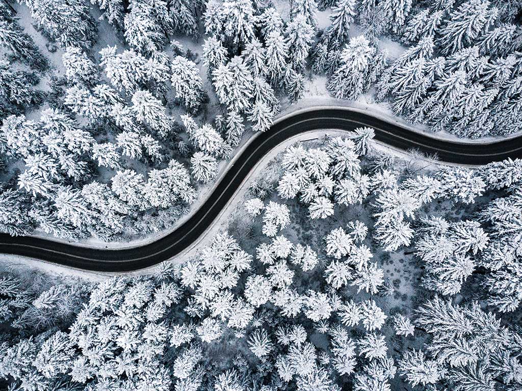 Wintry road
